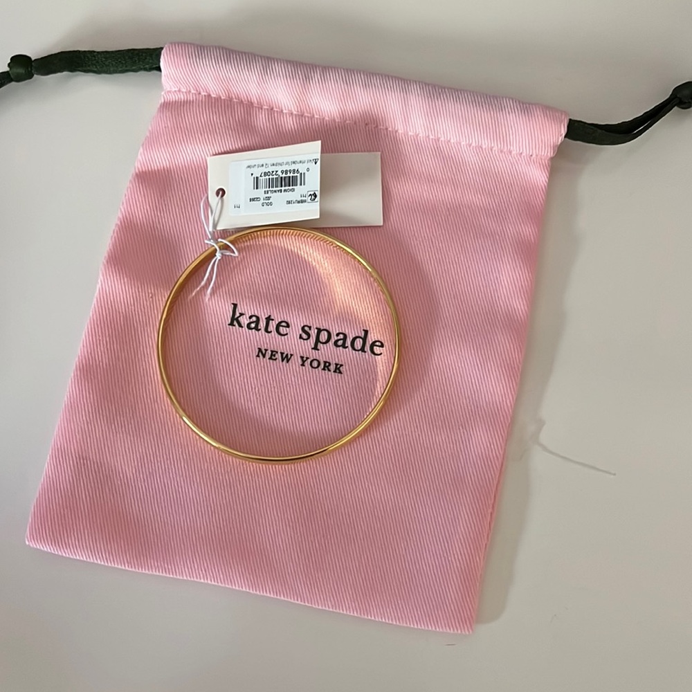 NWT Kate space idiom bangle - heart of gold